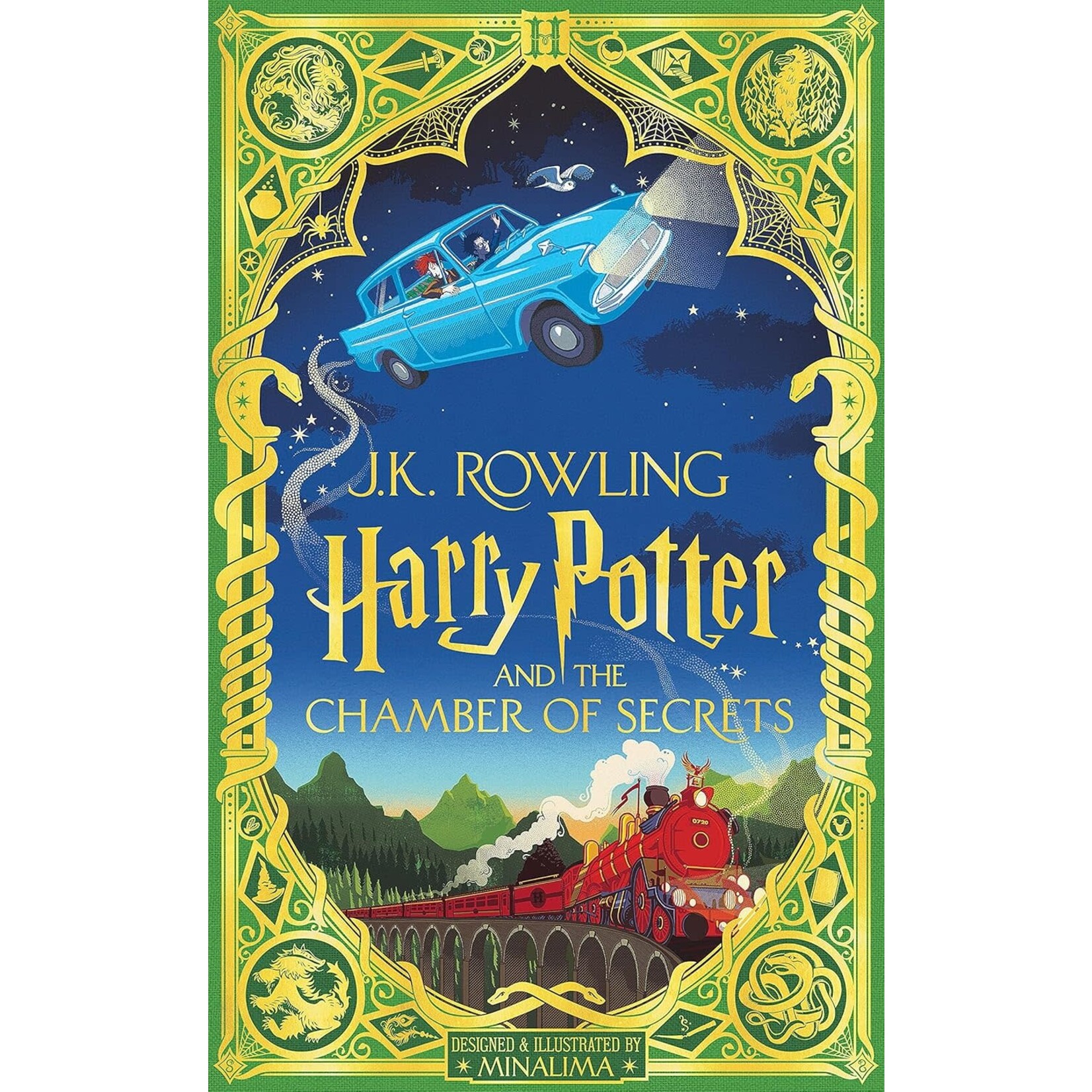Harry Potter and the Chamber of Secrets (MinaLima Illustrated Edition) (Harry Potter, Book 2)