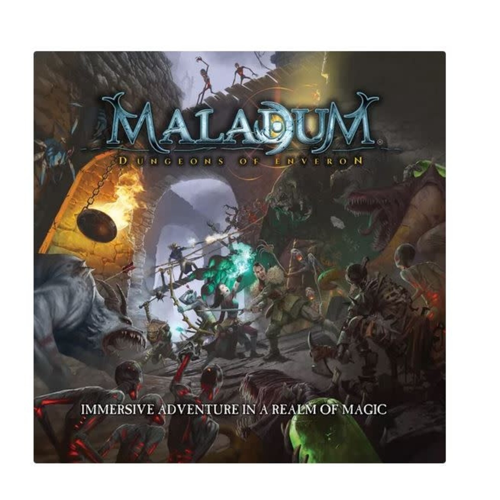 #12019 Maladum With All Expansions Dragon Cache Used Game