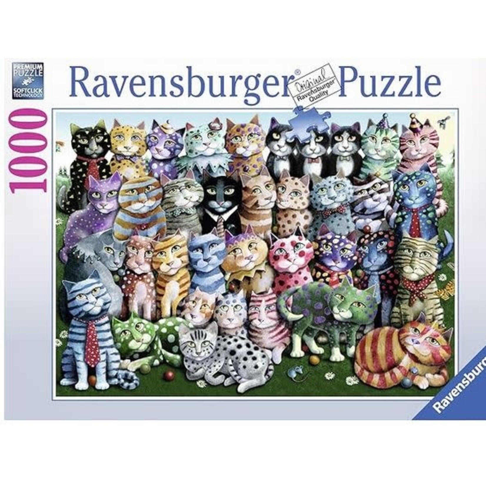 Cat Family Reunion 1000 Piece Puzzle