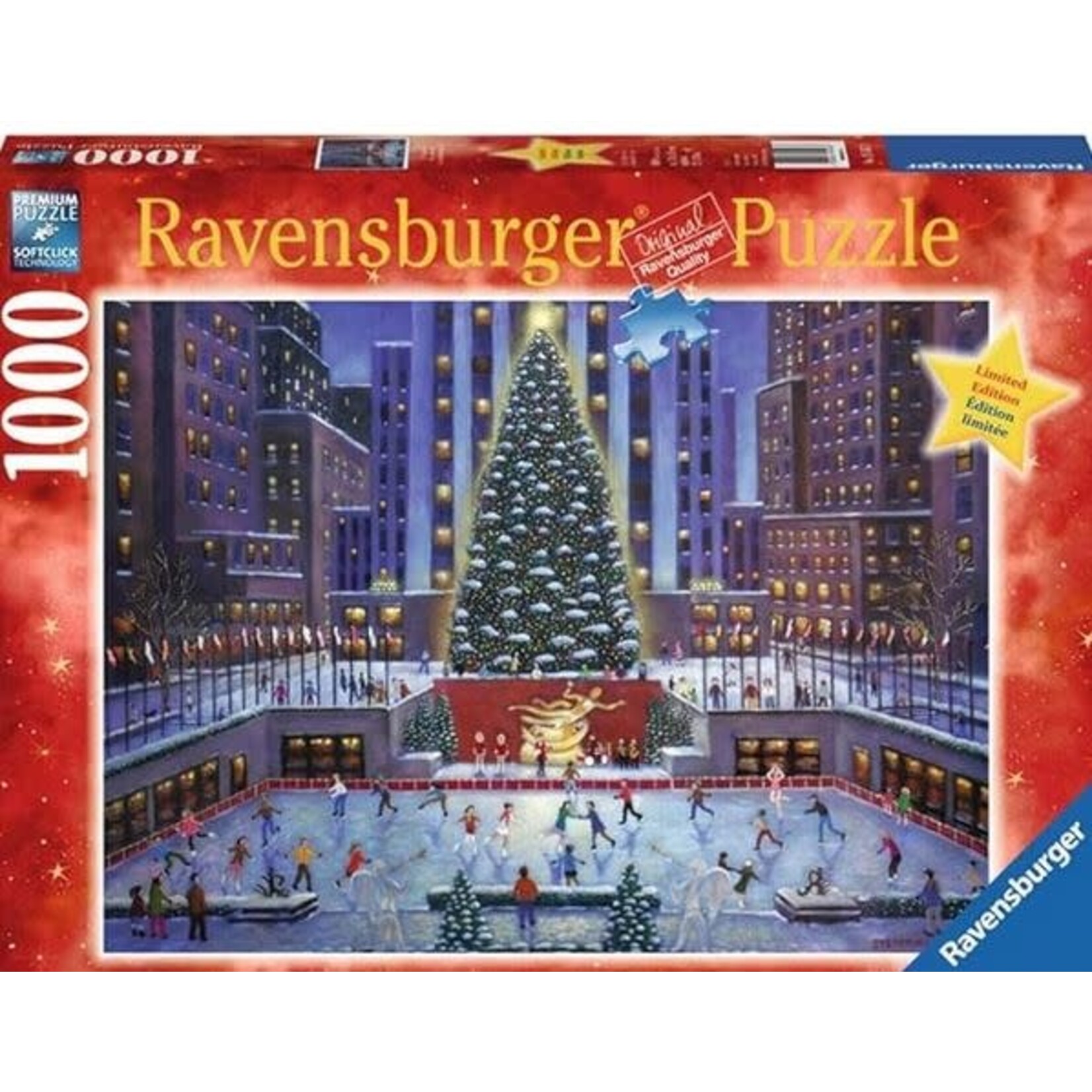 NYC Christmas Rockefeller Center 1000 Piece Puzzle