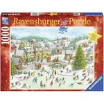 Playful Chrismas Day 1000 Piece Puzzle