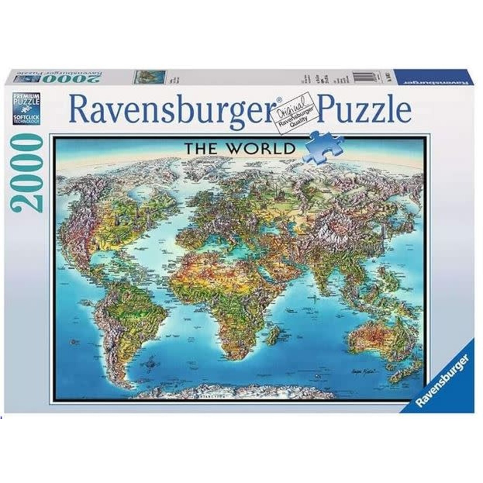 World Map 2000 Piece Puzzle