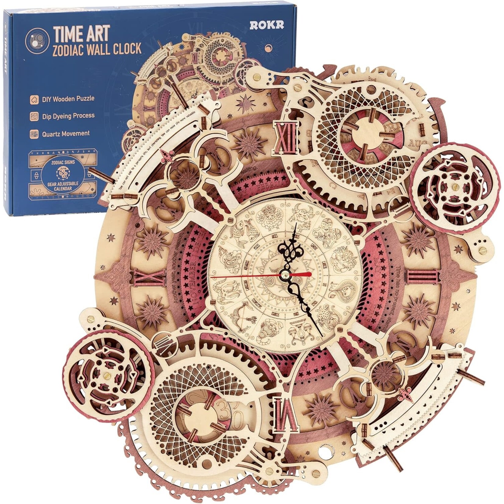 Clock Kit - 3D Zodiac Wall Clock