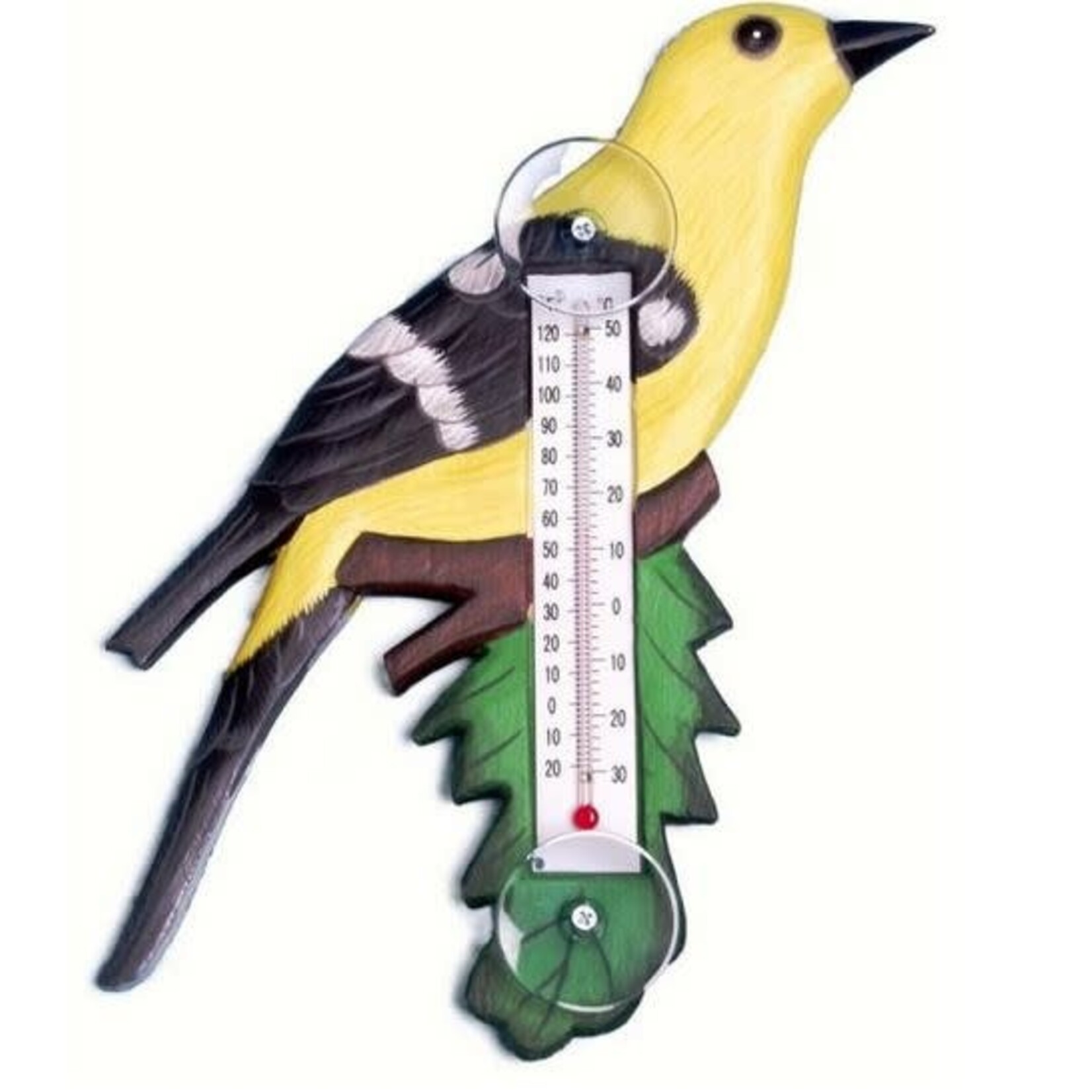 Window Thermometer Goldfinch