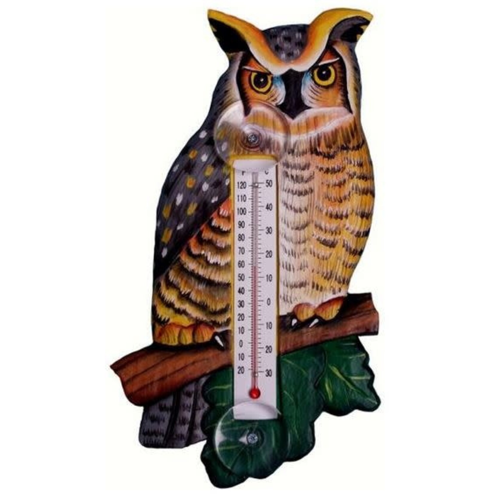 Window Thermometer Great Horned Owl