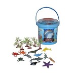 Mini Bucket Ocean Figurine Playset 18 pc