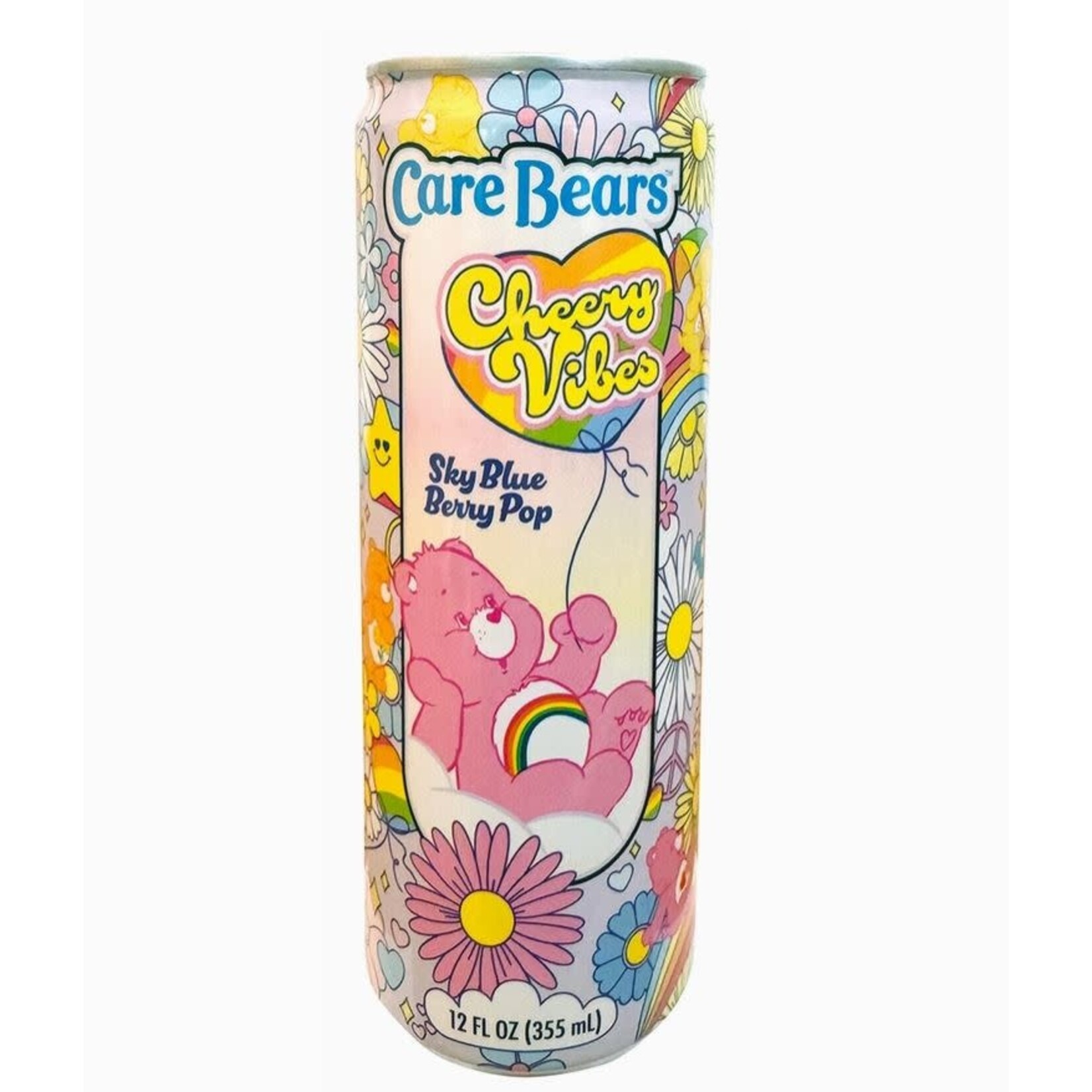 Cold Drinks - Care Bears Cheery Vibes Sky Blue Berry Pop 12oz Can