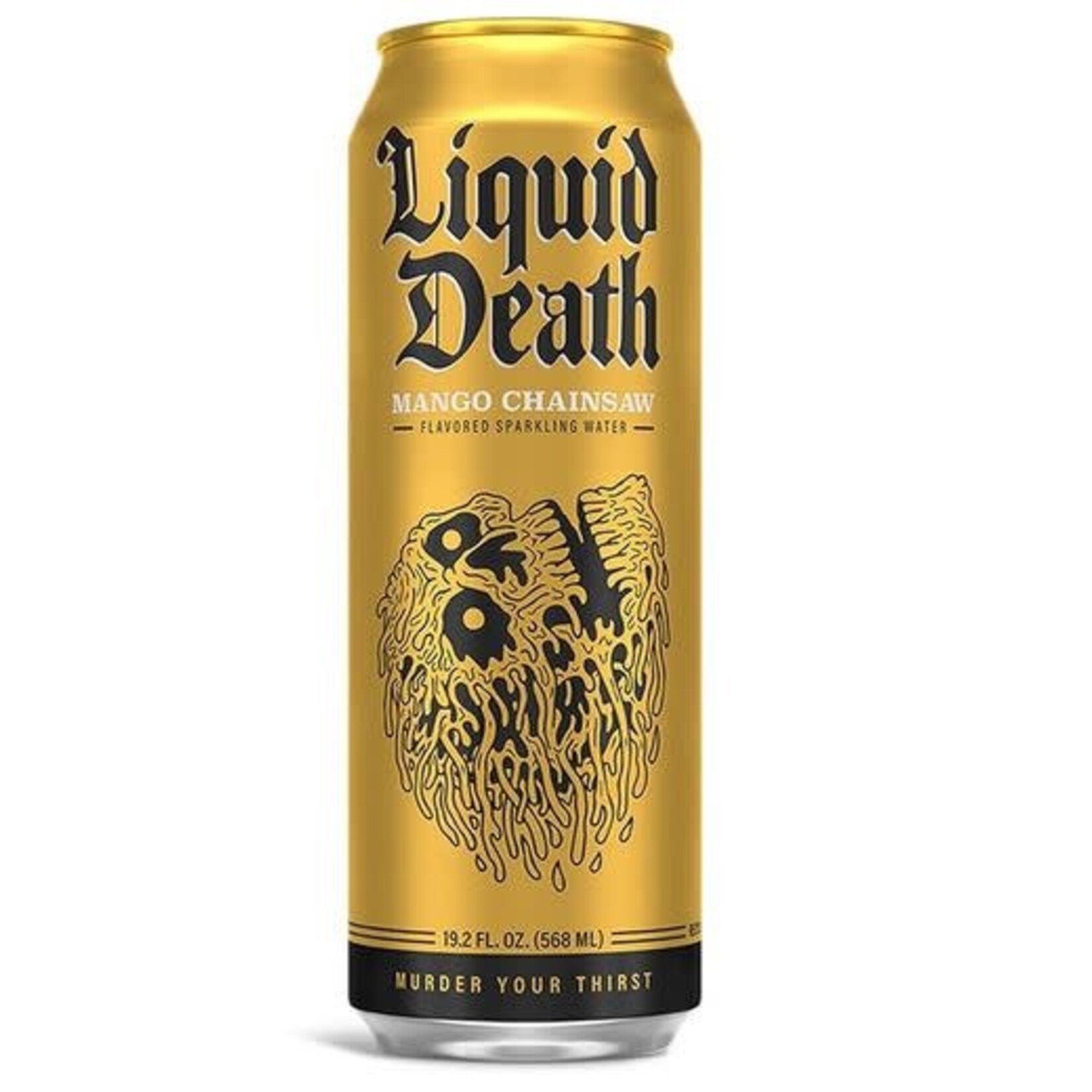 Cold Drinks - Liquid Death Mango Chainsaw Flavored Sparkling Water 19.2oz Can