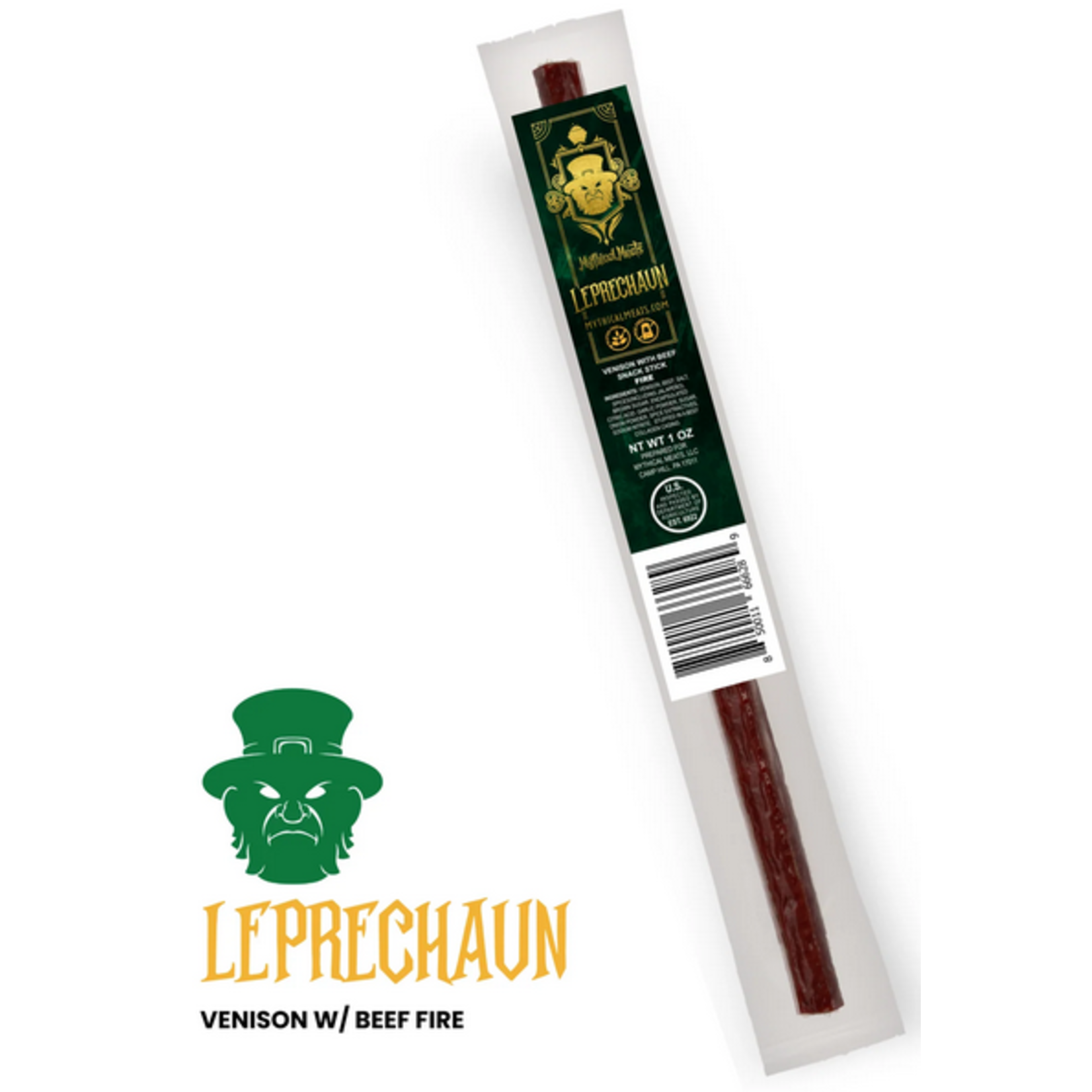 Mythical Meats: Humanoid Leprechaun (Venison Fire and Beef)