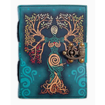 Leather Journal: Mother Earth Vintage Print