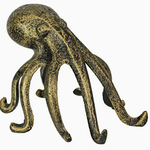 Cast Iron Octopus Phone Stand – Antique Gold Finish