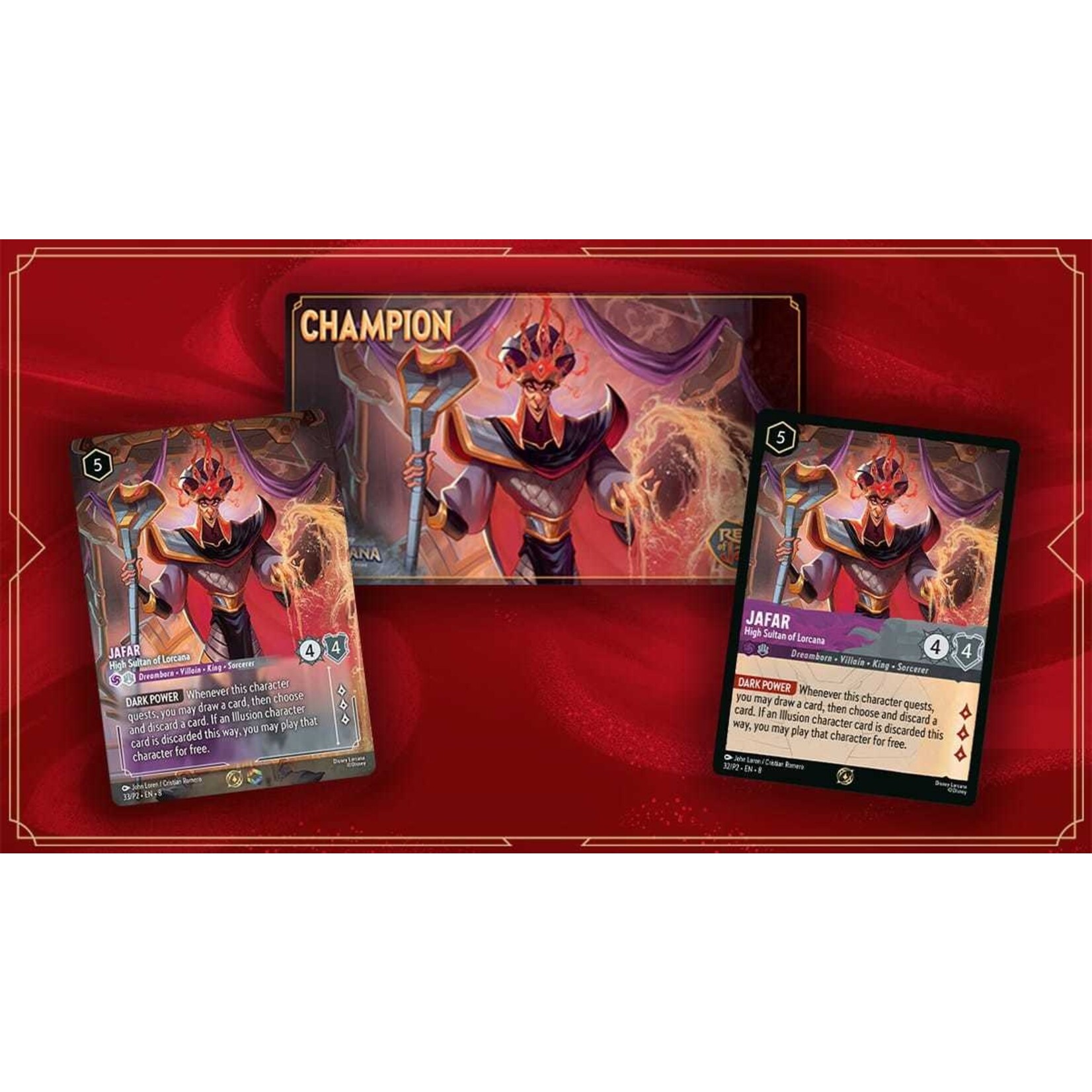 Disney Lorcana: Reign of Jafar Set Championship (8/9 All Sales Final/No Refunds/Exchanges)