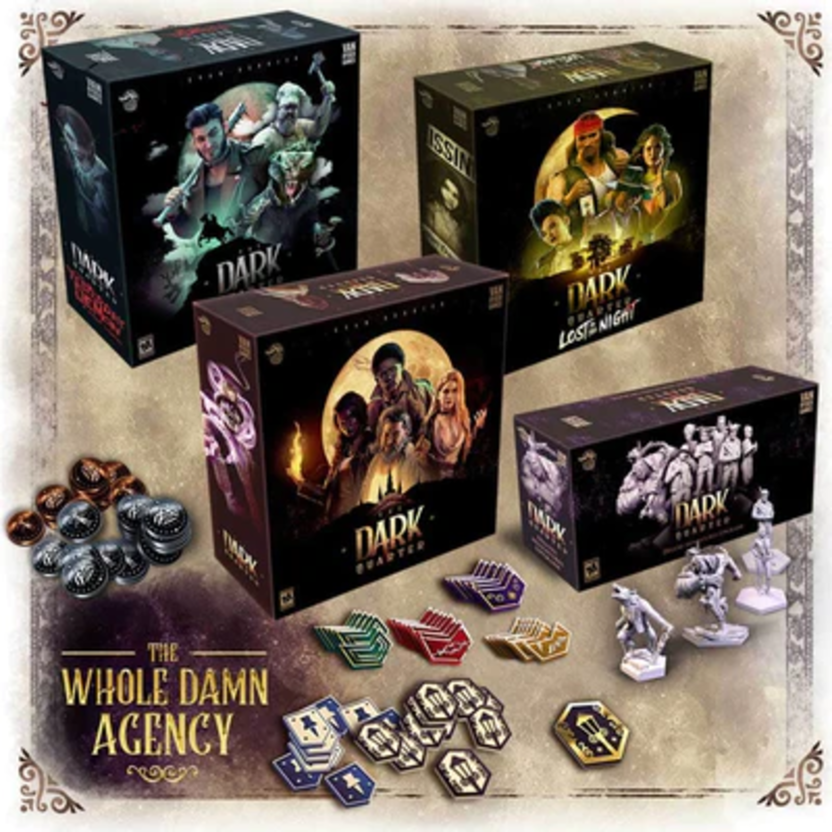 The Dark Quarter Deluxe All-In Bundle (The Whole Damn Agency) (All Sales Final/Pick Up or Shipping Only)