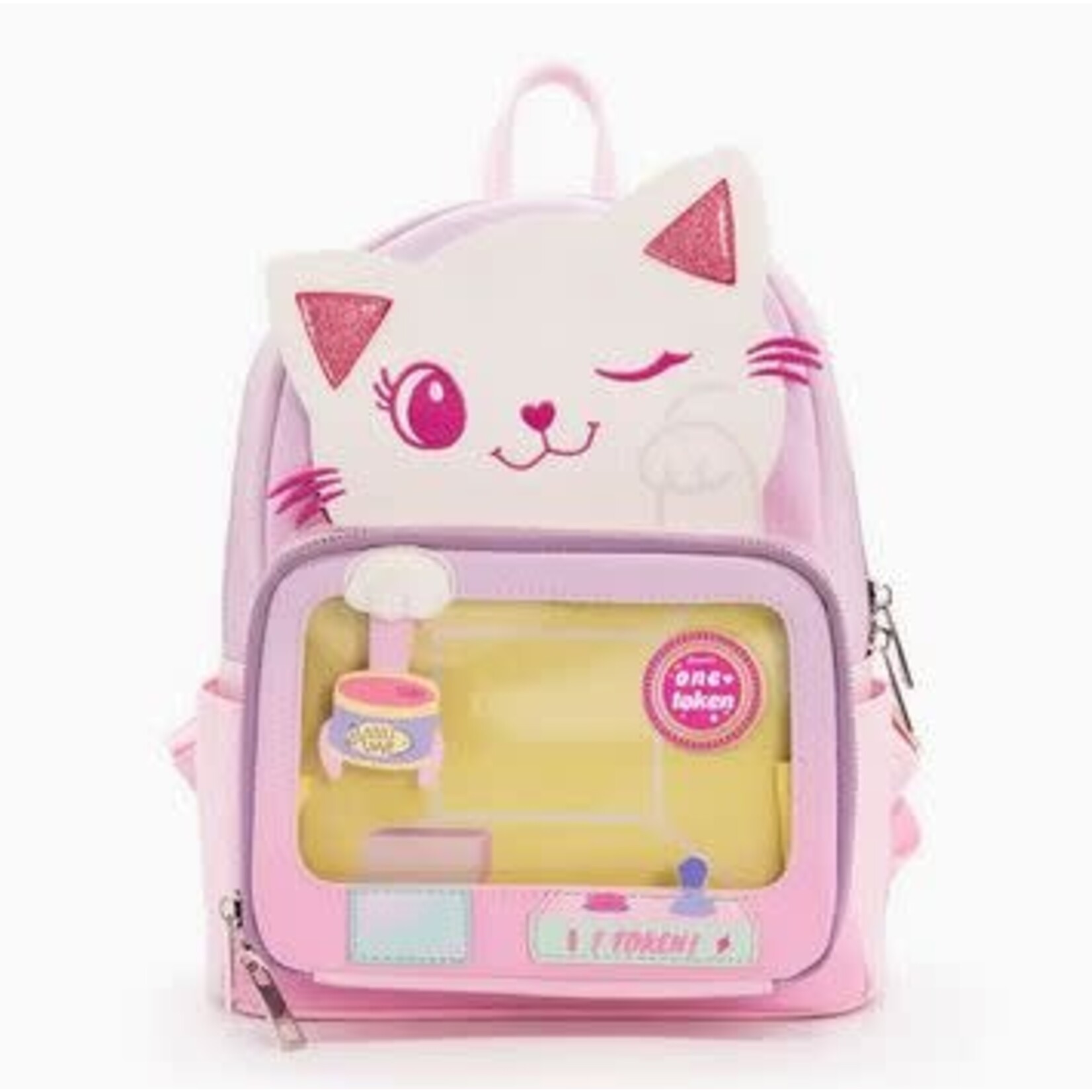 Backpack - Claw Machine Pin Collection - Friendly Kitty