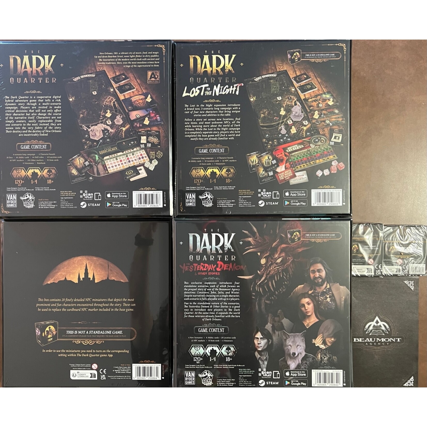 The Dark Quarter Deluxe All-In Bundle (The Whole Damn Agency) (All Sales Final/Pick Up or Shipping Only)