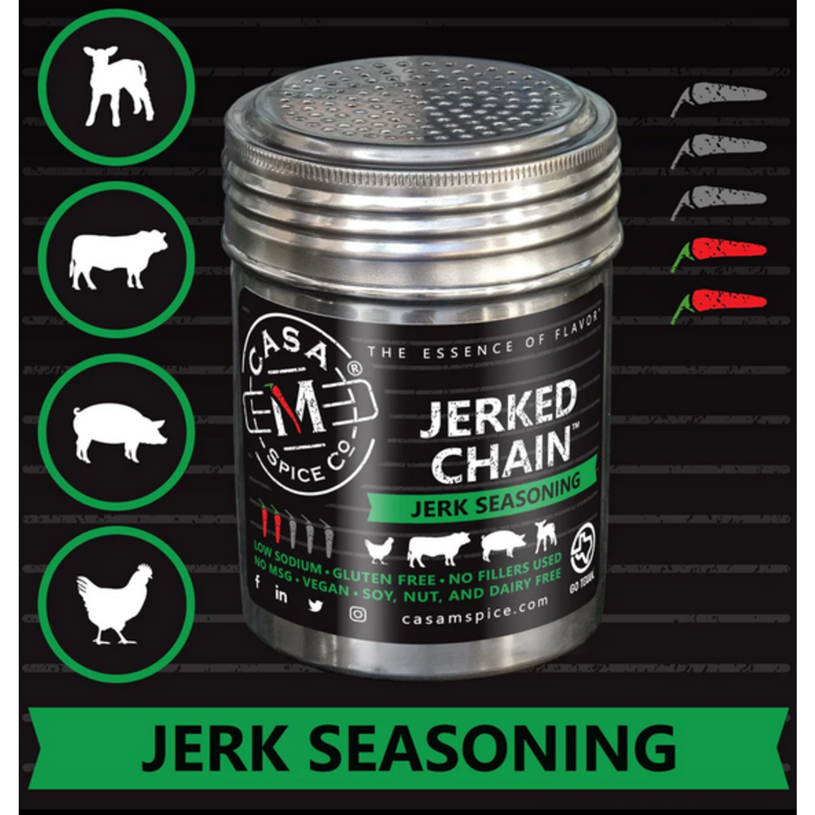 Seasoning - Jerked Chain - Jerk Seasoning