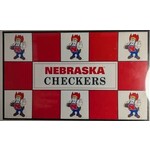 #11860 Nebraska Checkers Dragon Cache Used Game