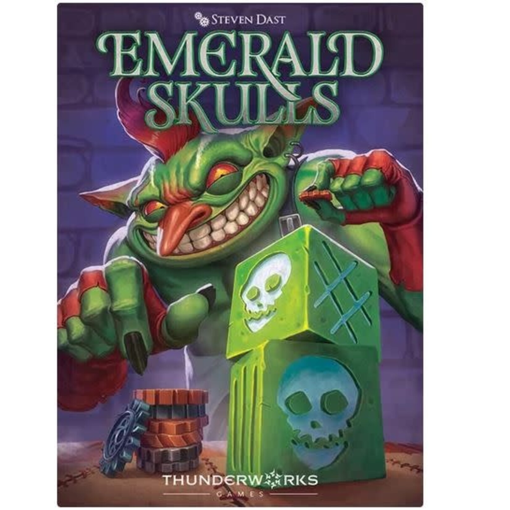 #11841 Emerald Skulls Dragon Cache Used Game