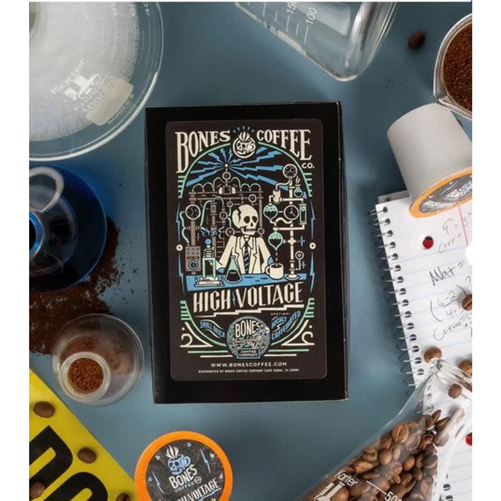 Bones Coffee: High Voltage Bones Cups 12ct