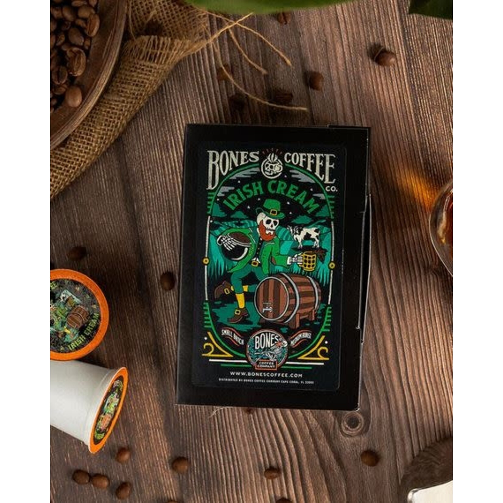Bones Coffee: Irish Cream Bones Cups 12ct