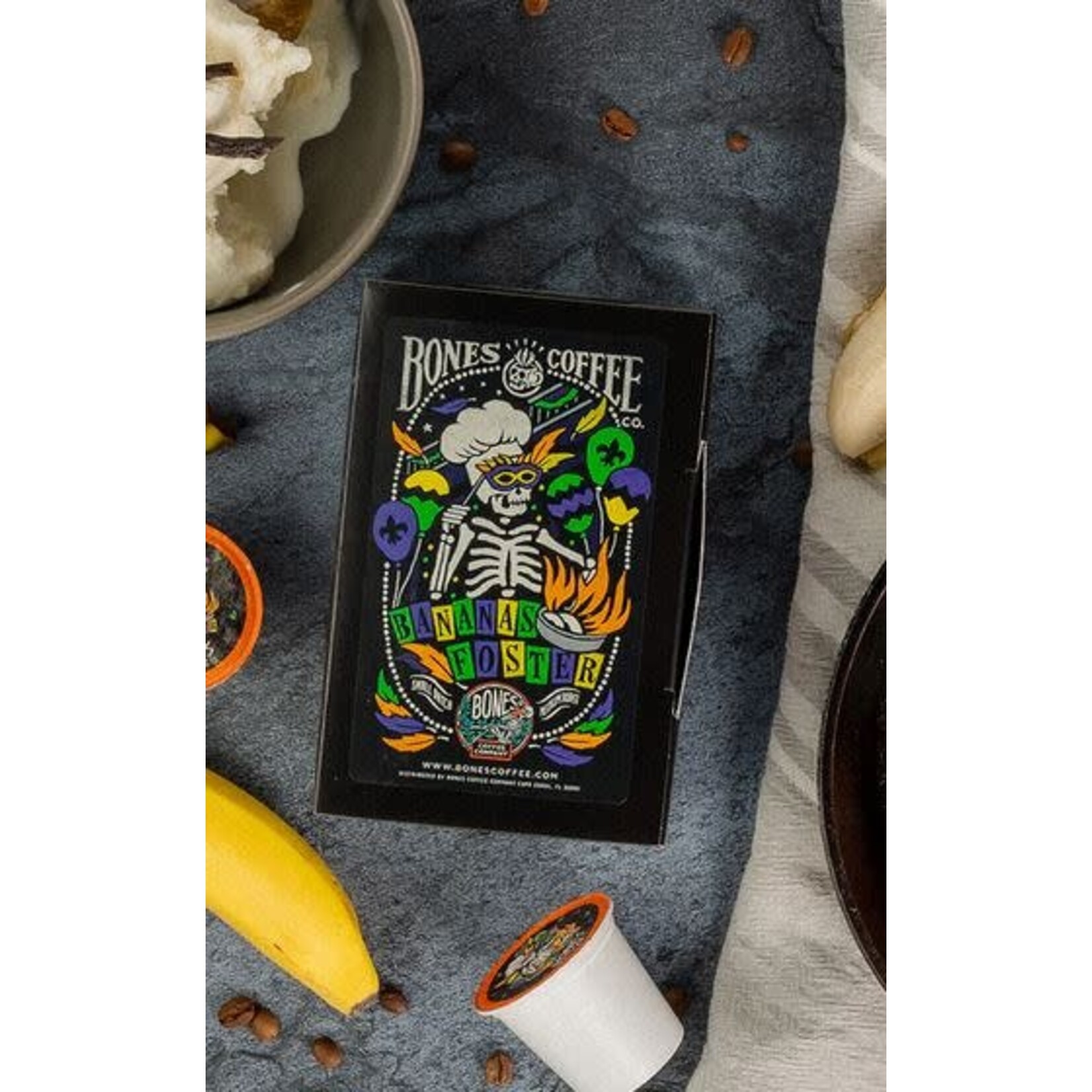 Bones Coffee: Bananas Foster Bones Cups 12ct