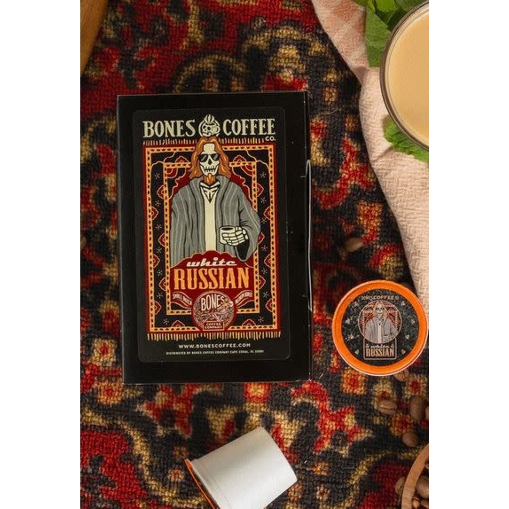 Bones Coffee: White Russian Bones Cups 12ct