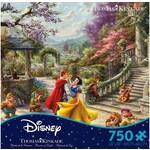 #11799 Disney Snow White 750 Puzzle Thomas Kinkade Dragon Cache Used Game