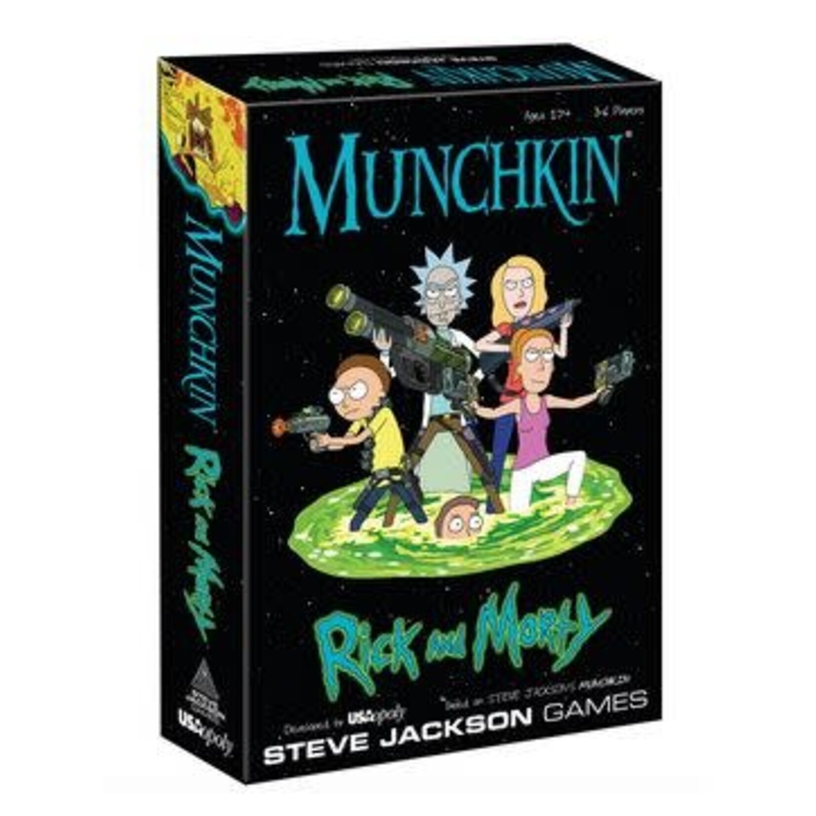 #11790 Munchkin Rick and Morty dragon Cache Used Game