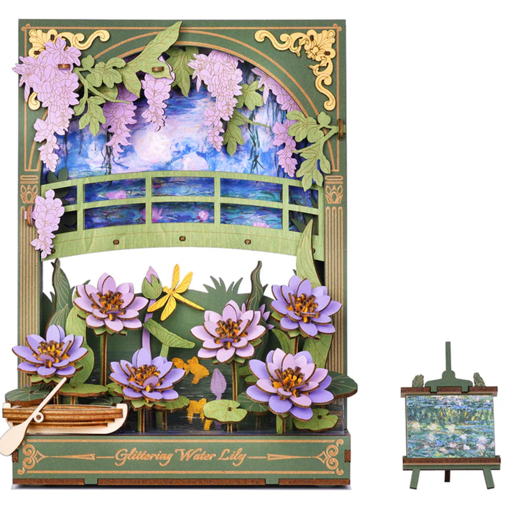 3D Painting Kit - Glittering Water Lily