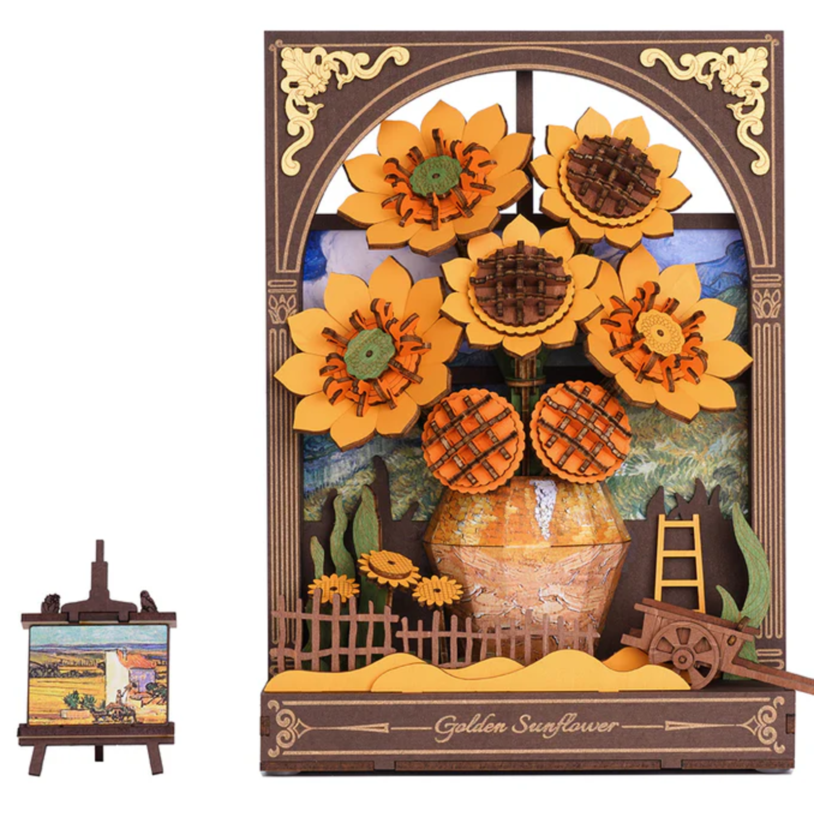 3D Painting Kit - Golden Sunflower