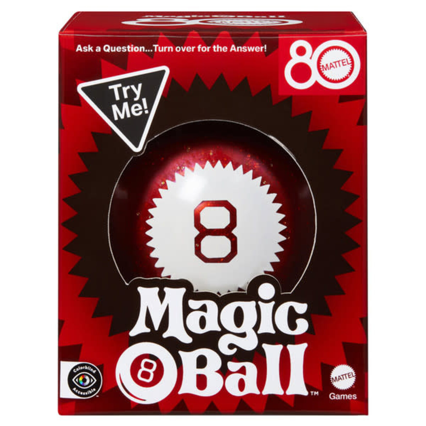Magic 8 Ball: Mattel 80th Anniversary Ruby Red Edition
