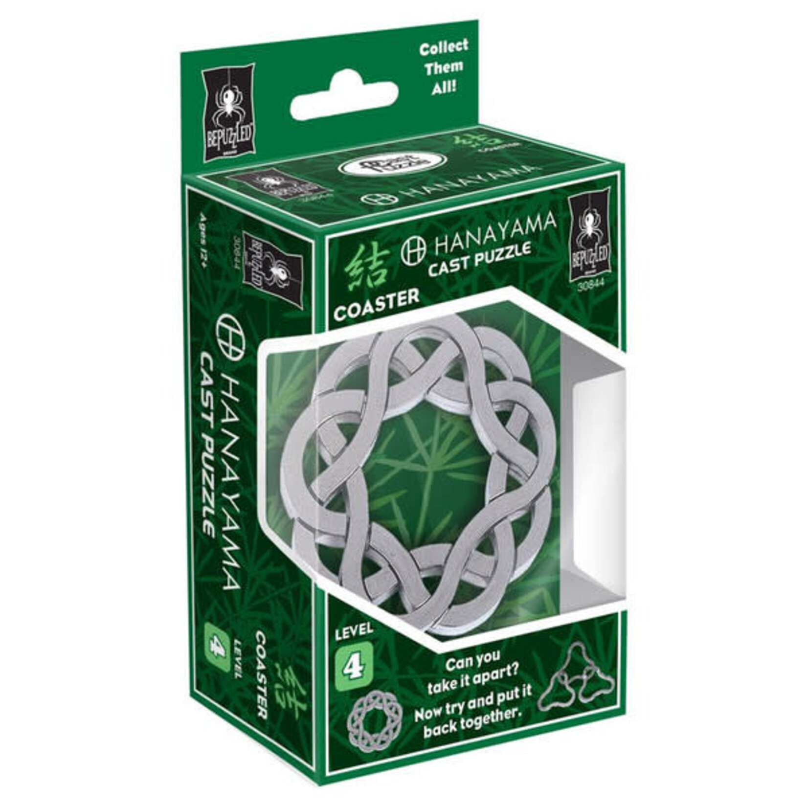 Brain Teaser Puzzle: Coaster Level 4 Hanayama