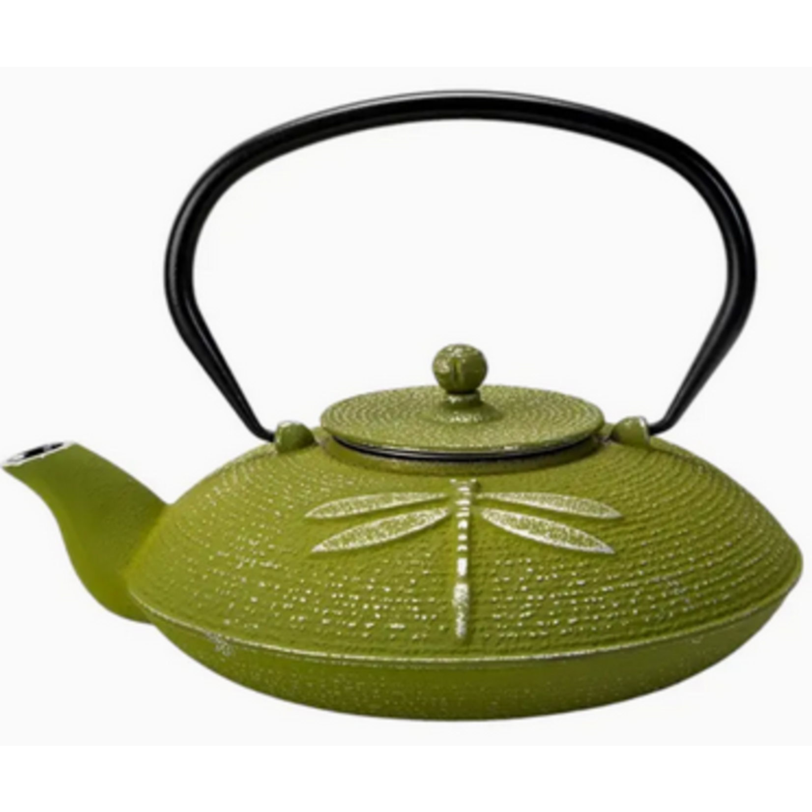 Teapot - Cast Iron Dragonfly - 37oz - Green