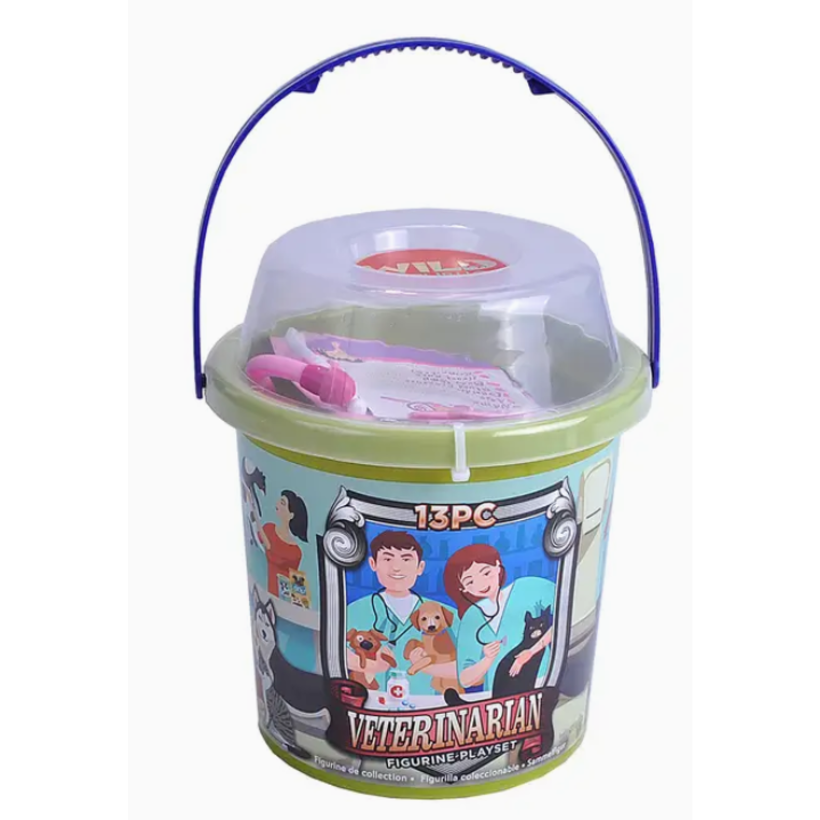Bucket Vet Animal Playset