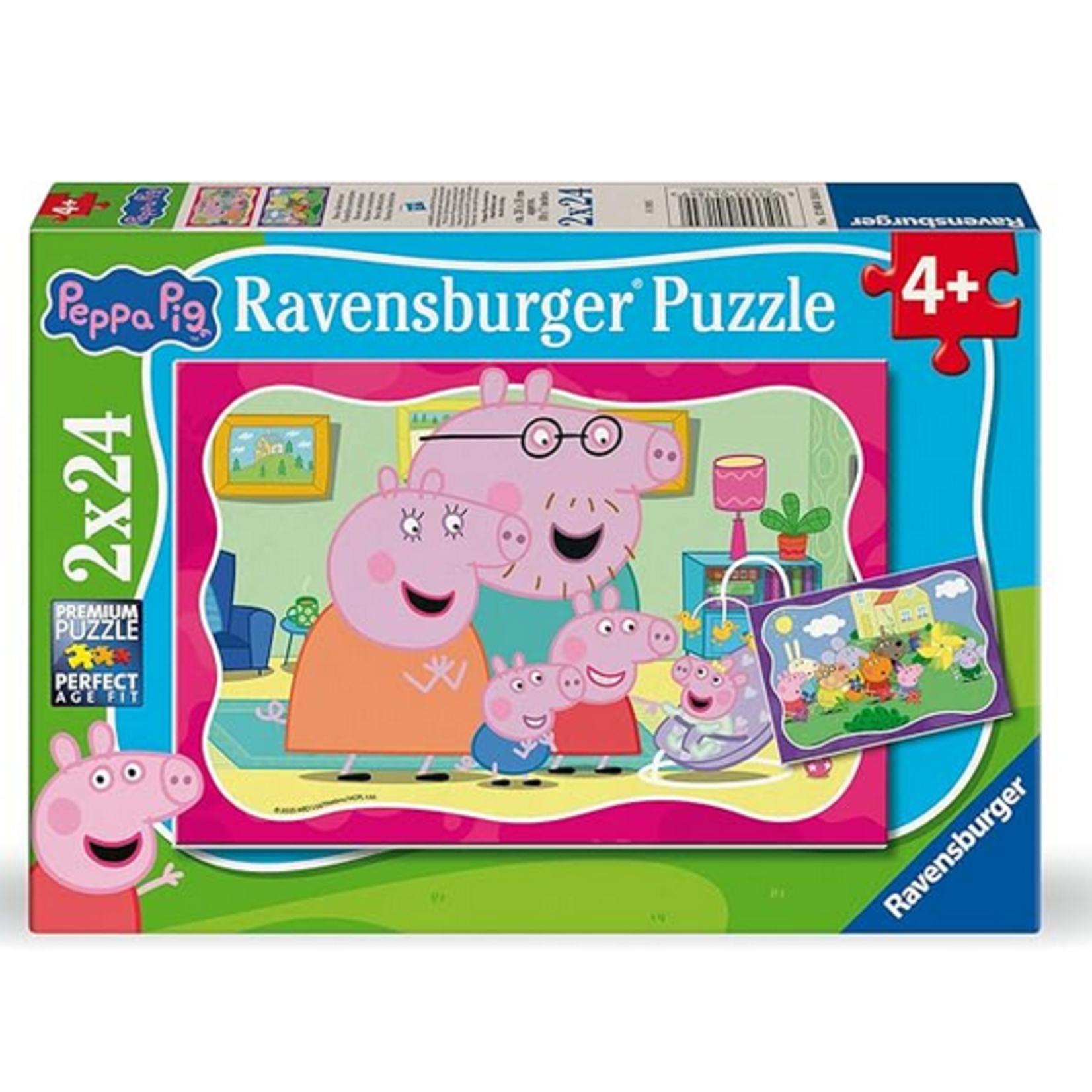 Peppa Pig 2x24 Piece Puzzle