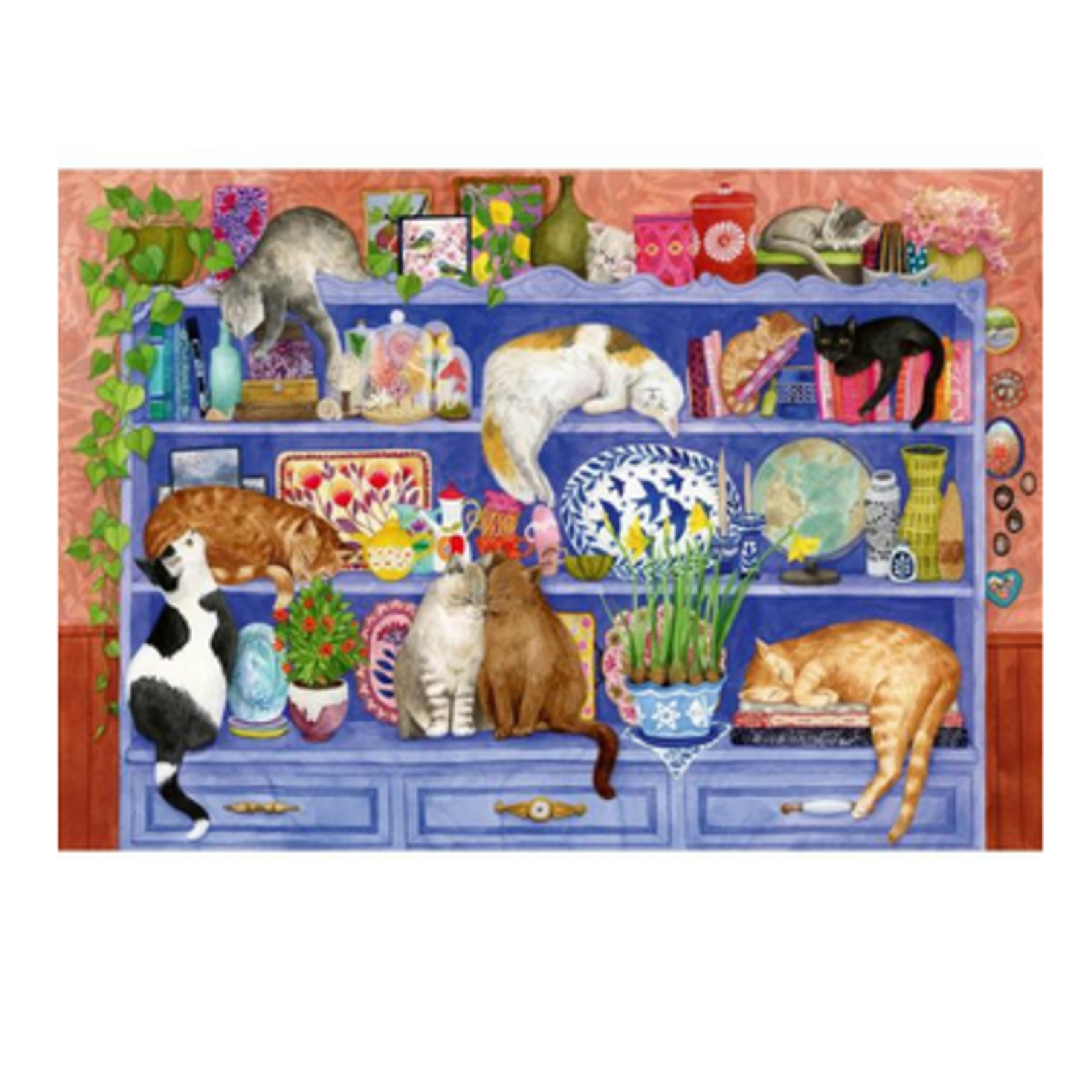 Cats on the Shelf 200 Piece Puzzle