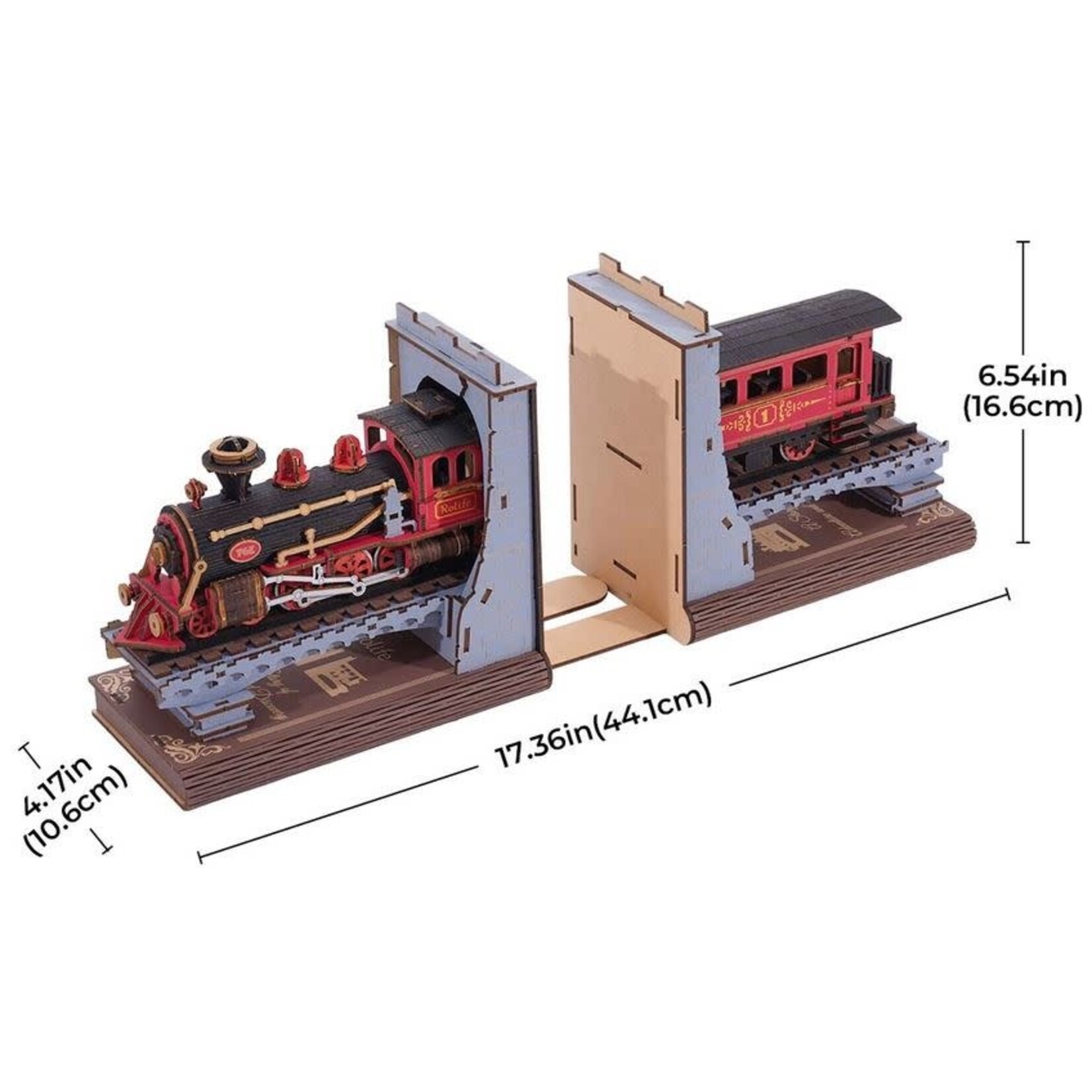Book Nook Kit - Century Train Bookends