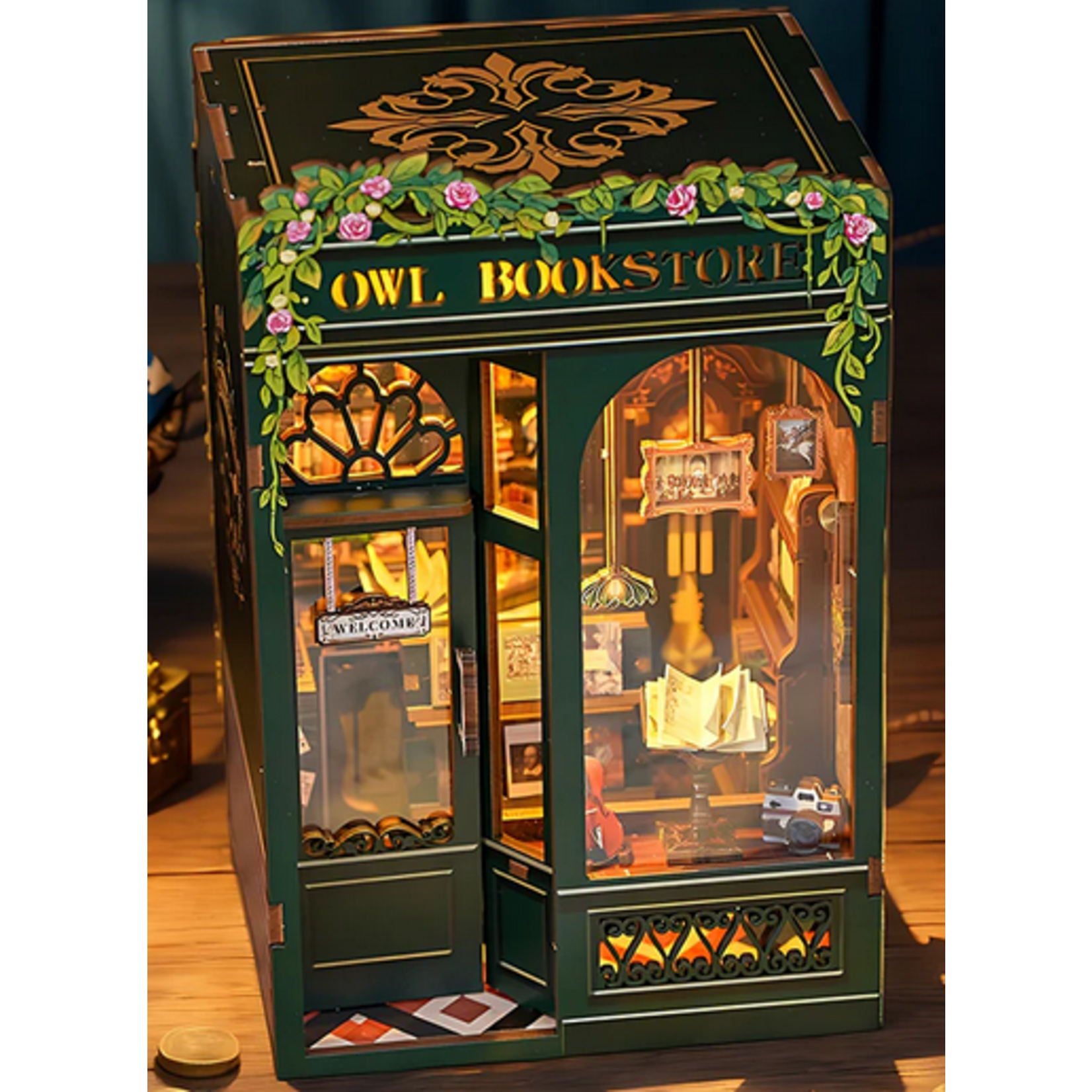 Book Nook Kit - Owl Bookstore