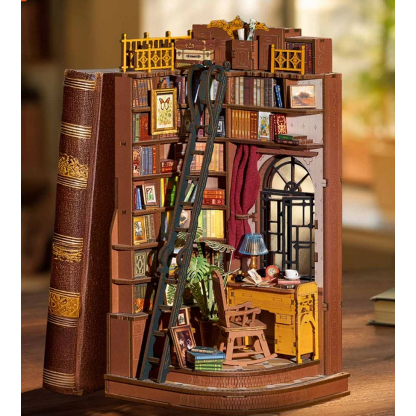 Book Nook Kit - Silent Corner Study Book End