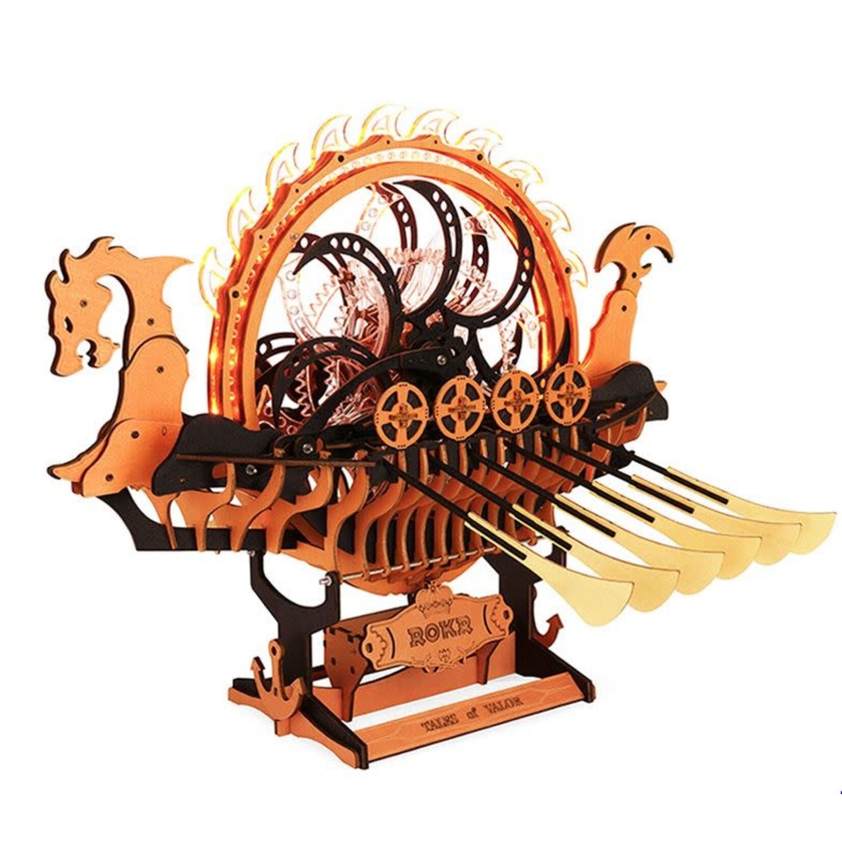 Mechanical Gear Kit - Viking Dragon Ship