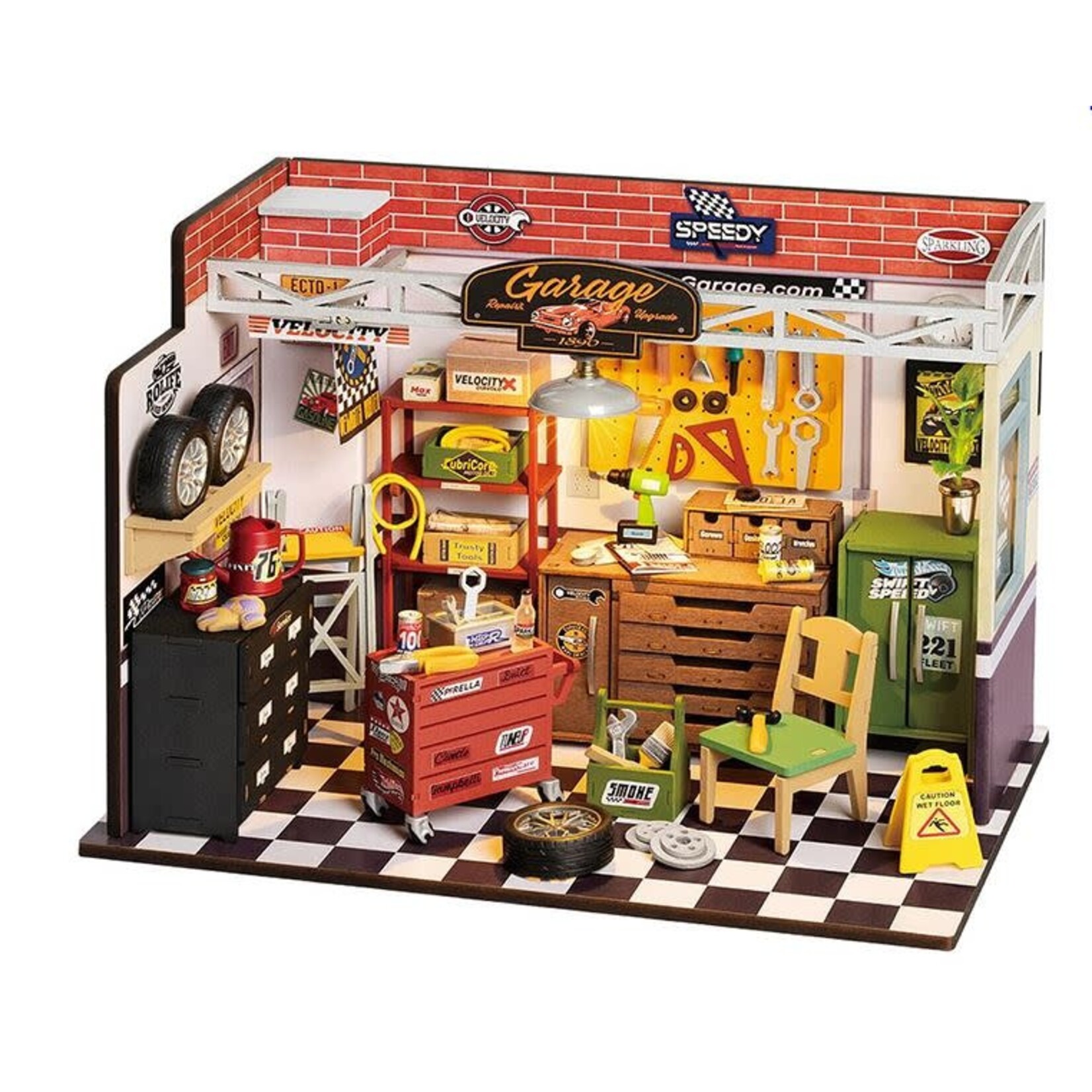 Miniature House Kit - Garage Workshop