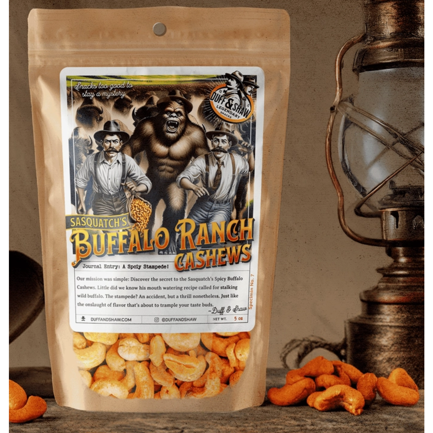 Legendary Snacks - Sasquatch's Buffalo Ranch Cashews