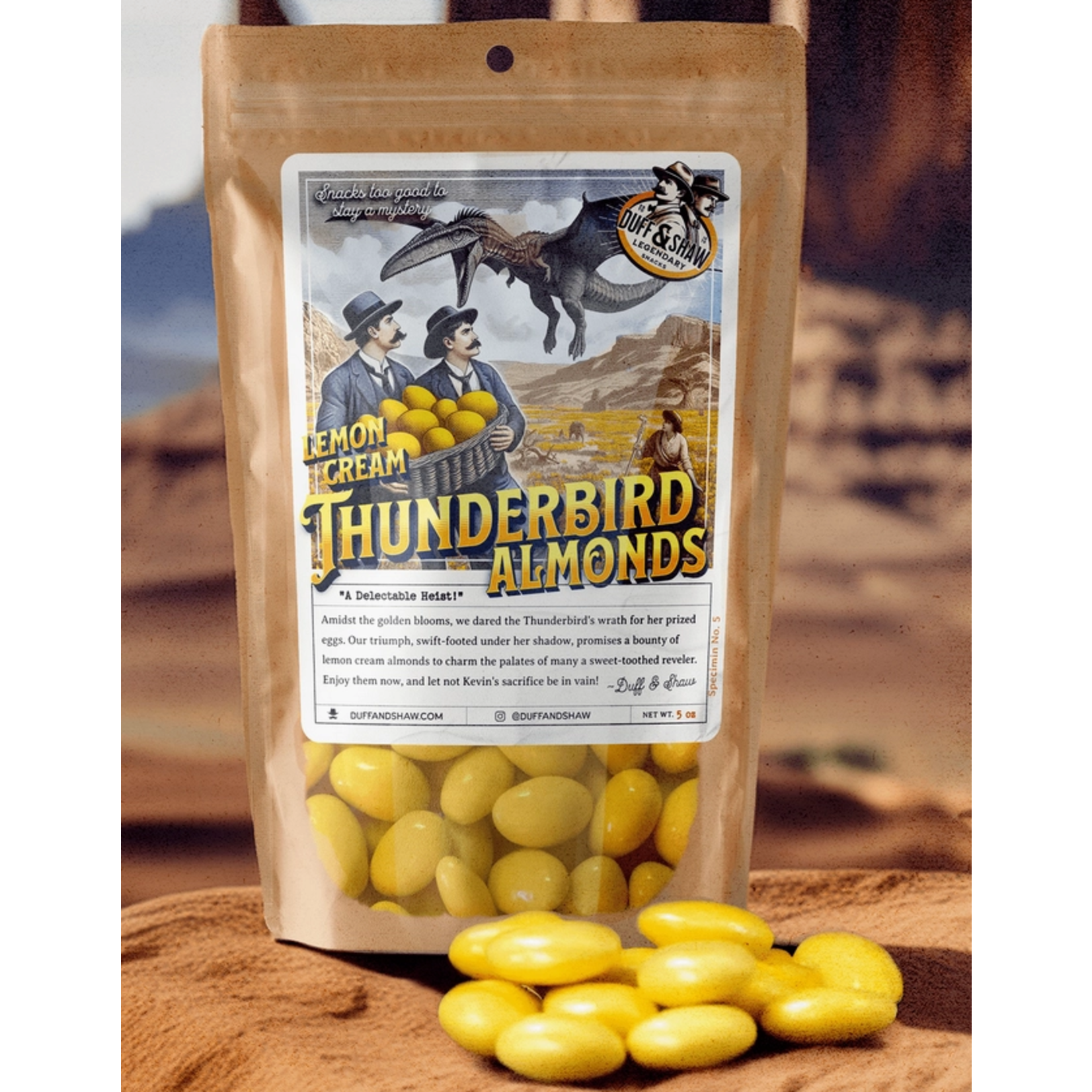 Legendary Snacks - Thunderbird Almonds - Lemon Cream