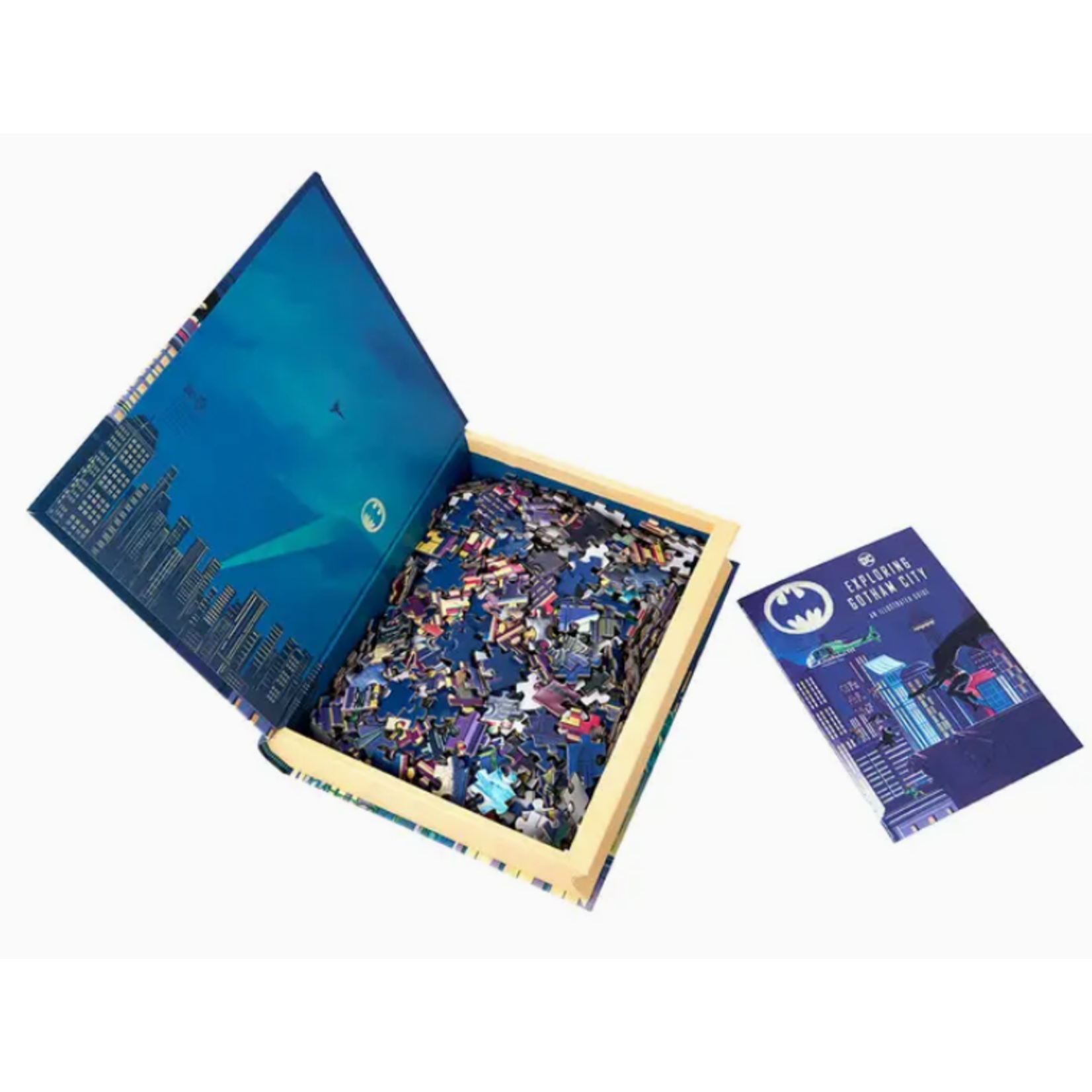 Exploring Gotham City - 500 Piece Puzzle and Book Set