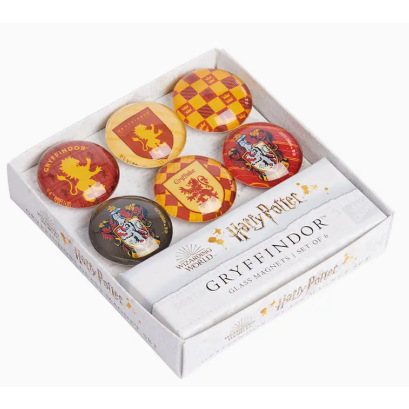 Magnets - Harry Potter - Gryffindor Glass Magnet Set