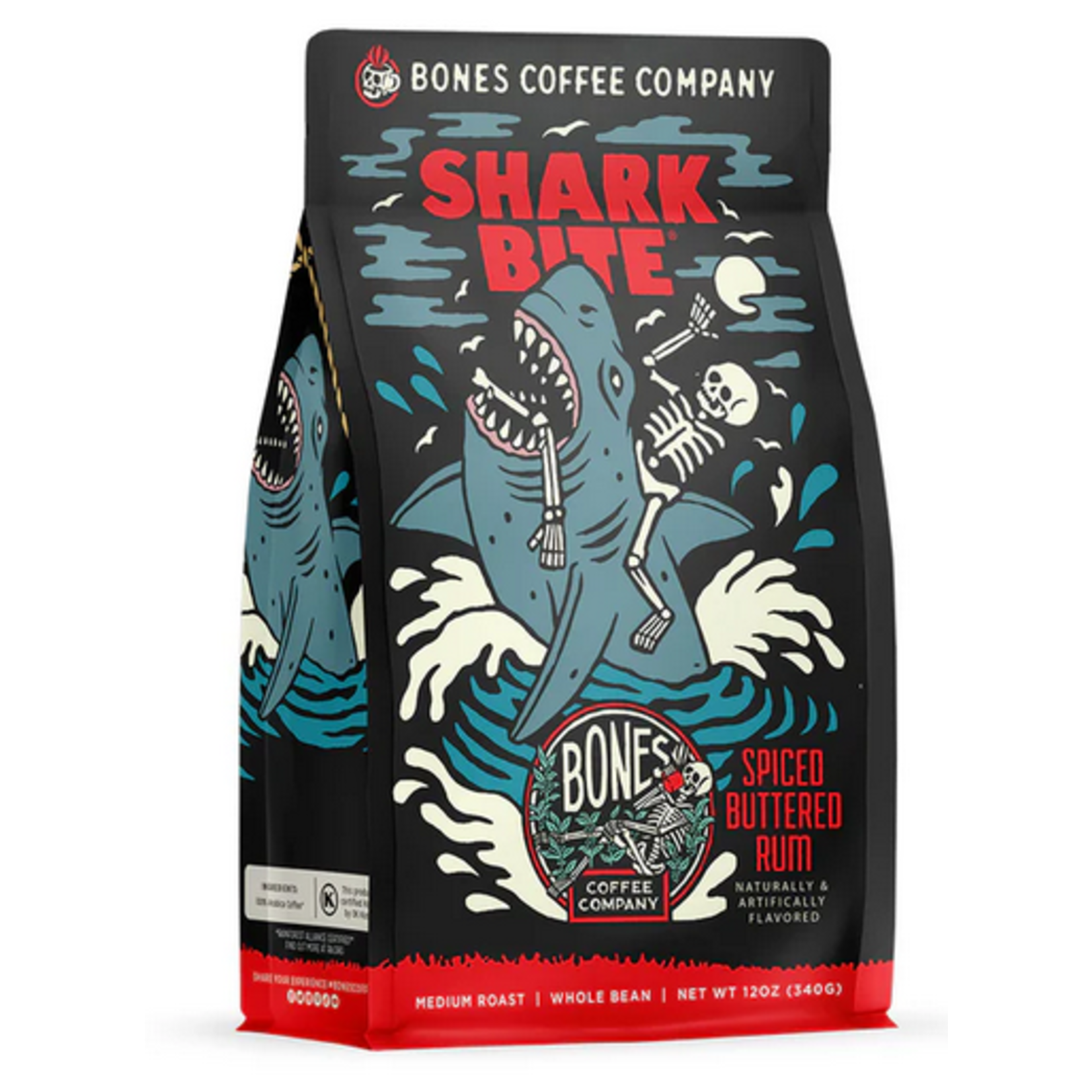 Bones Coffee: Shark Bite 12oz Ground Coffee