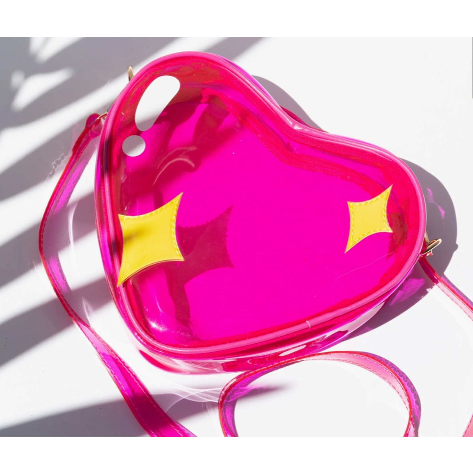Handbag - Jelly Sparkly Heart