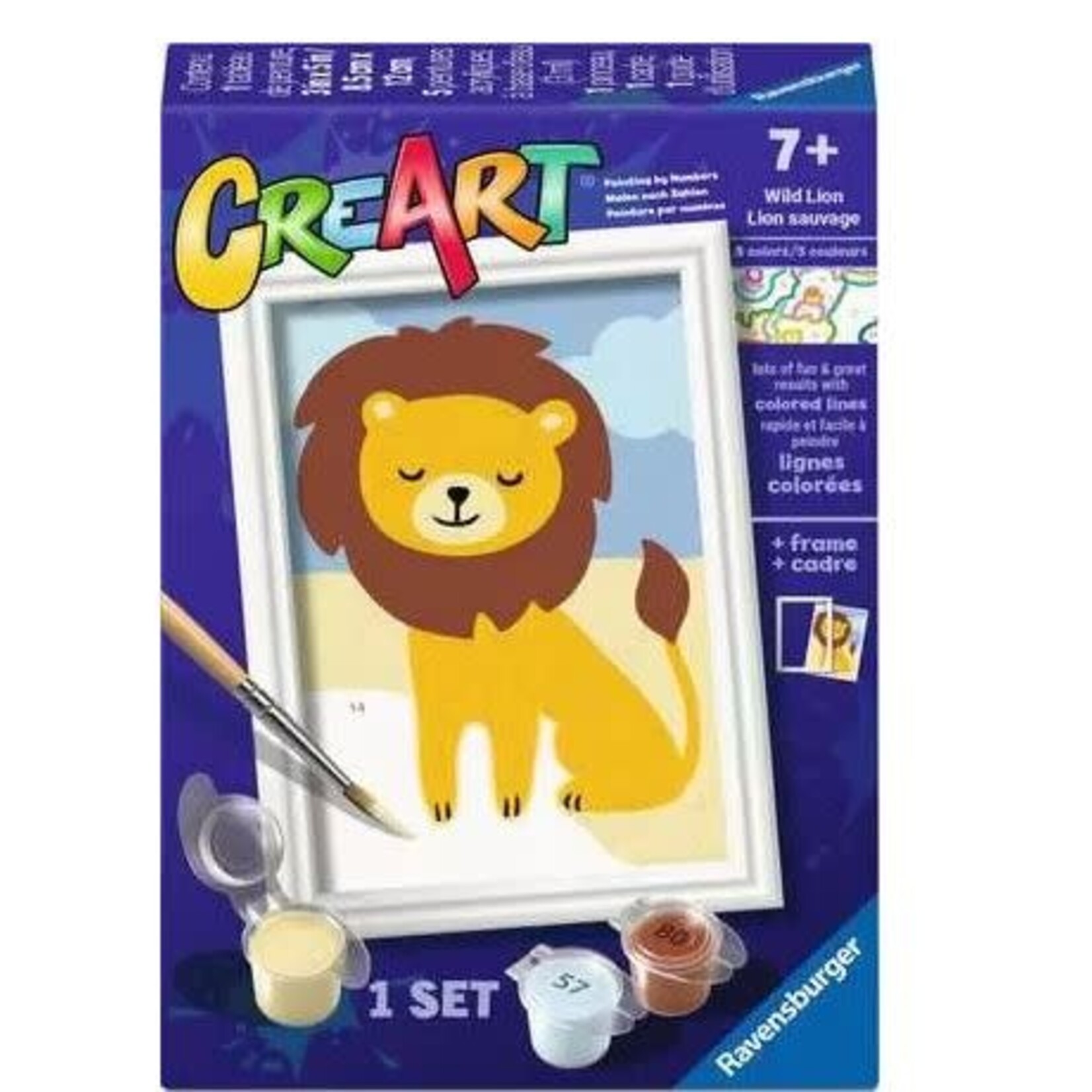 CreArt - Wild Lion Paint by Numbers