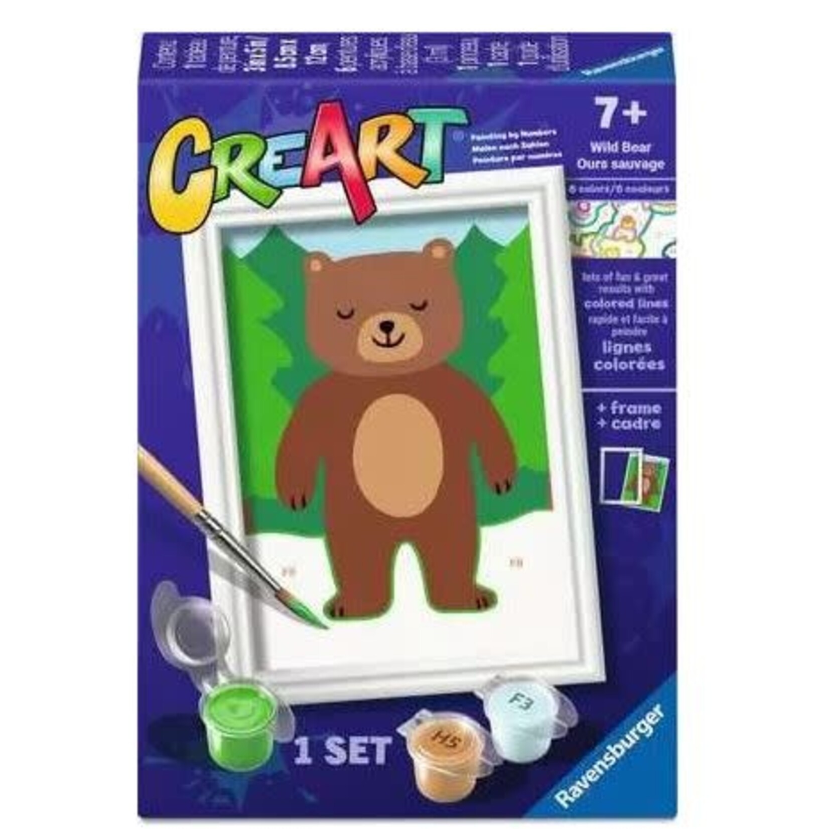 CreArt - Wild Bear Paint by Numbers