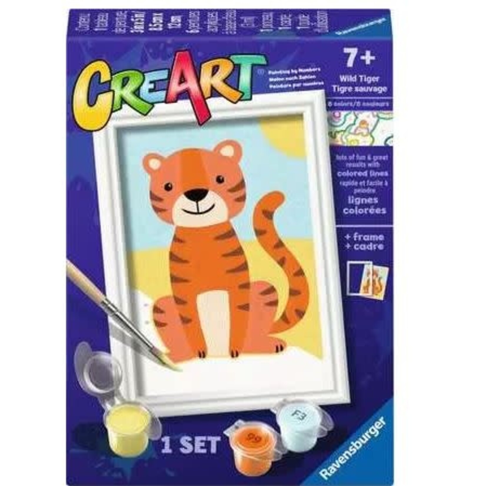 CreArt - Wild Tiger Paint by Numbers